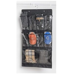 Door‎ Hanging Organizer Cruise Vacation Space Saver w/ Large Pocket Black Only